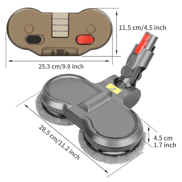 Dyson V11 V15 V10 V8 V7 Elektrisk Mopp Tilbehør