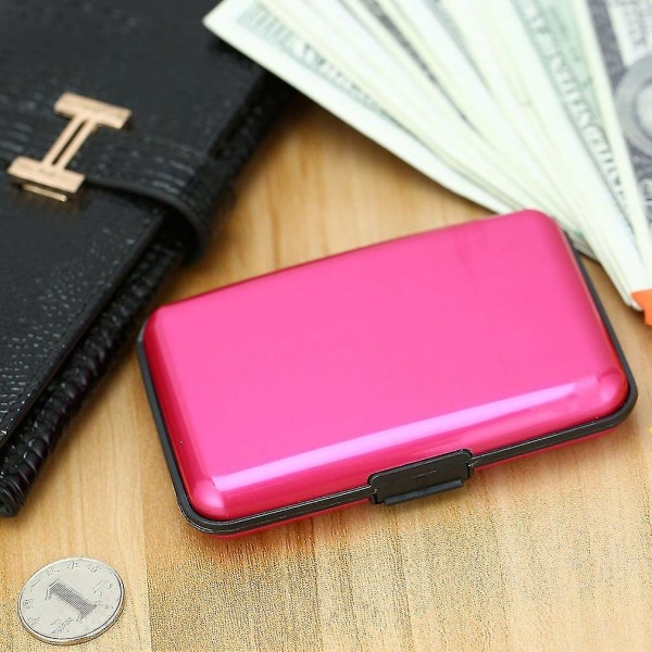 Waterproof Business Id Card Wallet Holder Metal Case