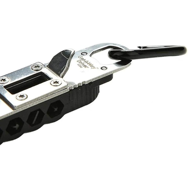 Multifunksjons Mini Gadgets Sett Lommeverktøy Reisejusterbar skrutrekker Nøkkelring Utendørsverktøy