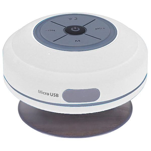 Vattentät Bluetooth LED Duschhögtalare FM-radio TF-kortläsare