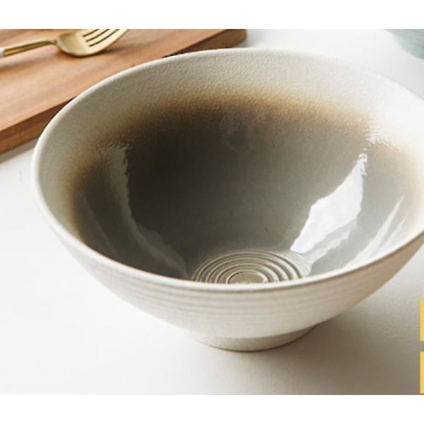 Japansk keramikkskål Ramen Large Sea Bowl Retro