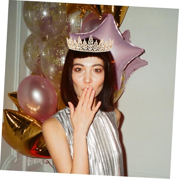 Rhinestone krone brudehodeplagg tiara bryllupskrone brudetiara bryllupsbrud