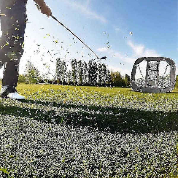 Irrotettava Taitettava Golf-Chipping-Harjoitusverkko Kevyt Sisä- ja Ulkokäyttöön Puutarhaan Lyönti- ja Heittoharjoitteluun