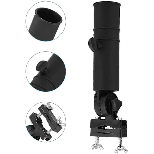 Golfvogn Paraplyholder Universal Golfvogn Paraplystativ For Golfvogn Håndtak Svart
