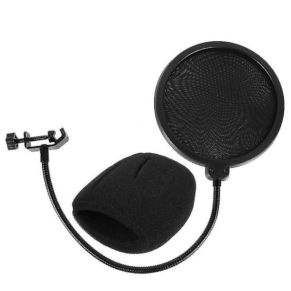 1 Sett med Premium Effektiv Mikrofon Vindskjerm Mic Pop Filter for Sending