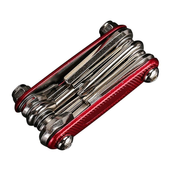 1 stk Cykel Reparationsværktøj Indre Hexagon Reparation Nøgle Cykel Tilbehør (rød)
