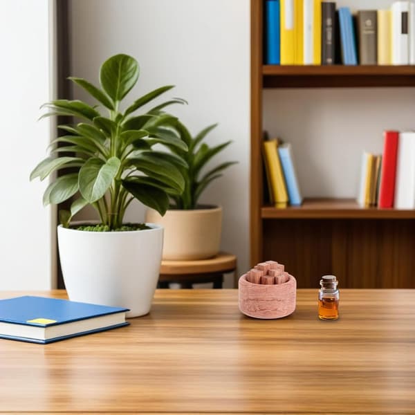 2 stk. naturligt træ æterisk olie diffuser sæt, bærbare træ aromaterapi diffusere til hjemmet