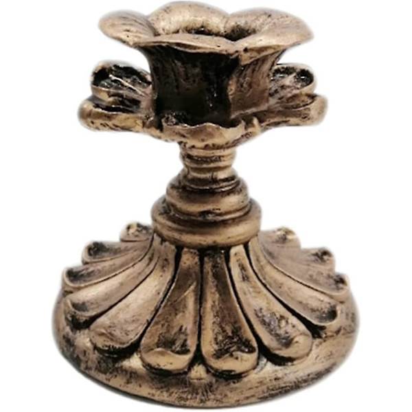 Vintage Lysestager Guld Dekorative Pude Lysestager Harpiks Te Lysestager