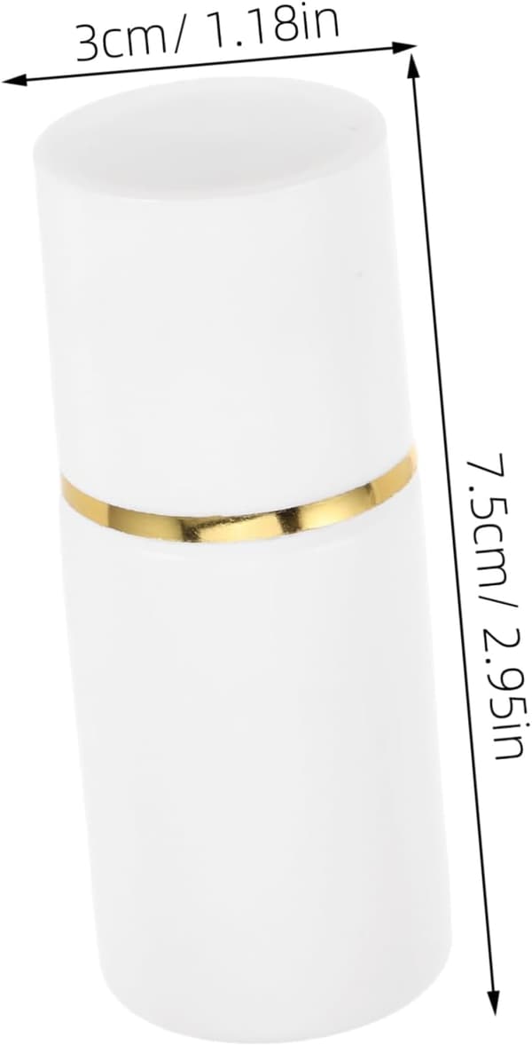 5 st påfyllningsbara lotionflaskor med svamphuvud 20 ml plast non-woven tyg