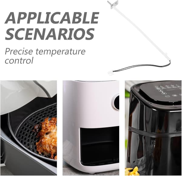 Luftfritös Temperatursensor Ersättning Termostatprob för Köksfritös Universal Reparationsdel
