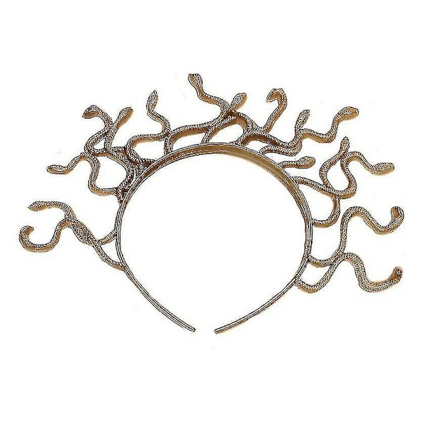 Mytisk Medusa-Hårband Grekisk Gudinna Festdräkt Ormhuvud