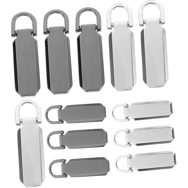DIY Dragkedjefixare Set 5-pack Små Dragkedjeetiketter Gjutna Reglage för Reparation av Ryggsäckar Resväskor