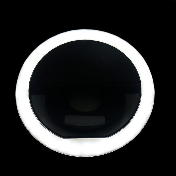SG-11 Mini Genopladelig Telefon LED Selfie Lamp Ring