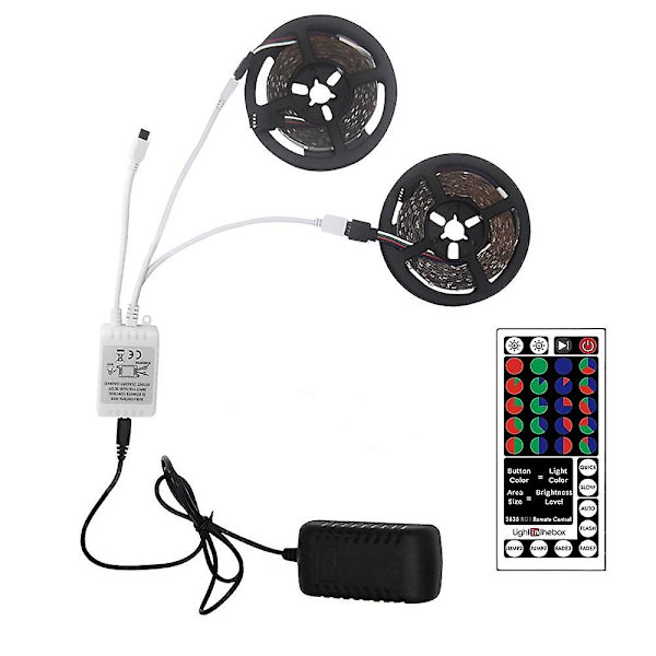 LED Strip Lys RGB 10m 32.8ft Julegave Tiktok 600leds