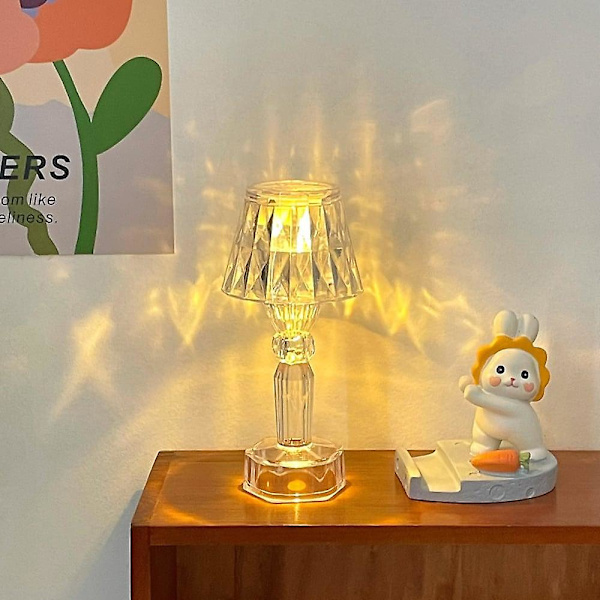 Bordlampa Dekorativ Modern USB-driven Sovrum Kristall