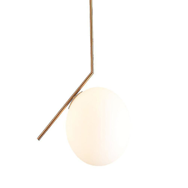 Matrumslampa Vit Glaskula Chandelier