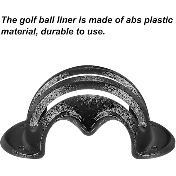 Golfball-liner, linjemerkingssjablonger, markørjusteringsverktøy