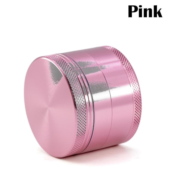 2 tommer 4-delt Krydderi- og Urte Grinder, Holdbar og Elegant 50mm (pink)