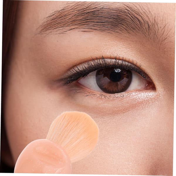 2 stk. neglestøvbørste Mini makeupbørste til kinder Bærbar blushapplikator