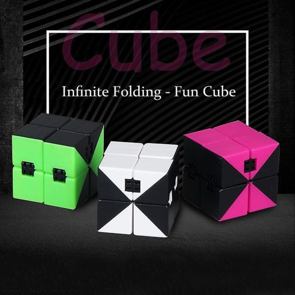 Ubegrænset Cube Building Blocks Finger Anti Stress