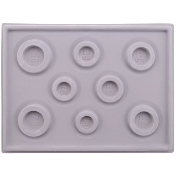 2 stk Perle Designbrett Armbånd Designbrett Flocked Perlebrett Halskjede Perling Smykke Organizer (tangling)-yuhao