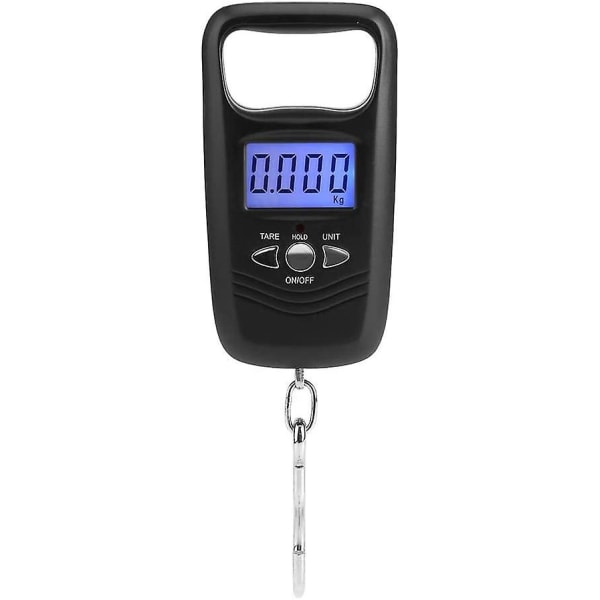 Luggage Scale, 50kg Lcd Digital Hanging Scale Electronic Pocket Hook Scales With Backlight