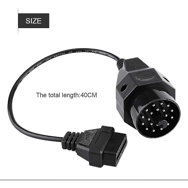 20-pins til OBDII 16-pins adapterkabel