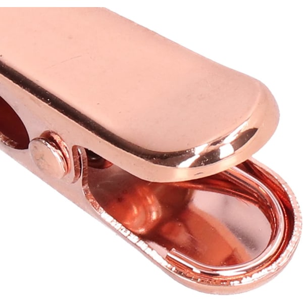 Tetningsklips i rustfritt stål (roségull) (1 stk)