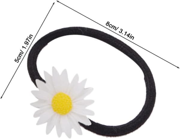 Daisy Blomst Hårklemme Sæt 6 Stykker Blomsterformede Hårklemmer til Piger til Daglig Brug