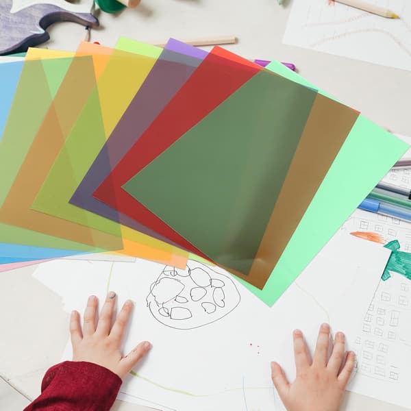 18 ark cellofanpapper DIY-tillbehör för scrapbooking festdekor