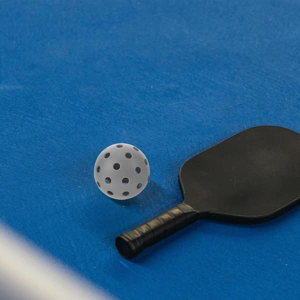 5 st 74 mm ihåliga pickleball träningsbollar i plast, högelastiska robusta träningsbollar