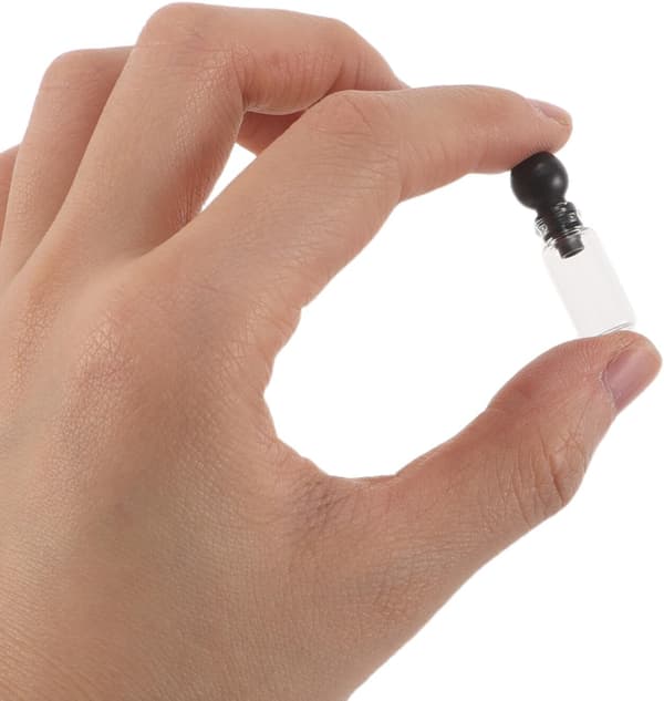 150 st mini glasparfymprovrör 0,5 ml eteriska oljeflaskor