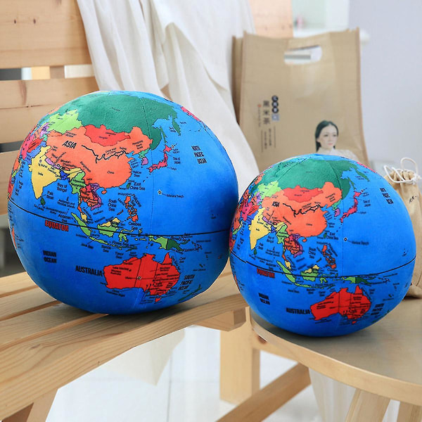 24-31cm Globus Plussjeleker Stuffet Leke Terrestrisk Globus Plussjedokke Kawaii Barnehage Student For Barn Leke 24CM