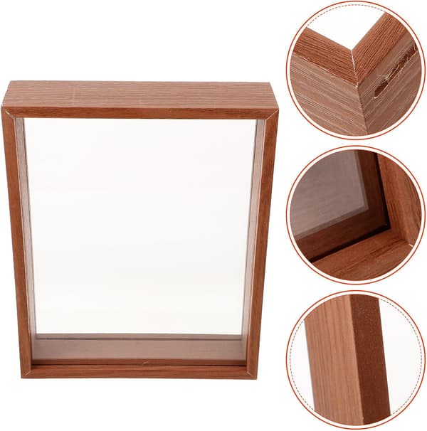 8x10 tommer kaffe skyggeboksramme for visning av dekorative minner