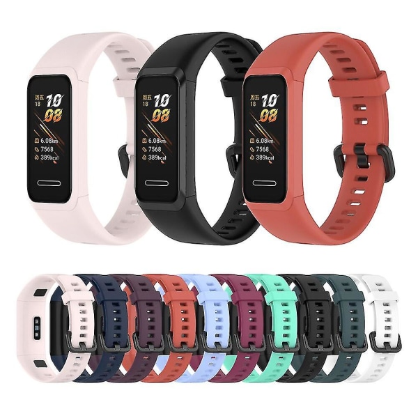 1 stk Unisex Klokkerem 22mm For Huawei Band 4 (ADS-B29) Utbyttbar Armbånd For Honor Band 5i (ADS-B19) Silikon Sportsarmbånd