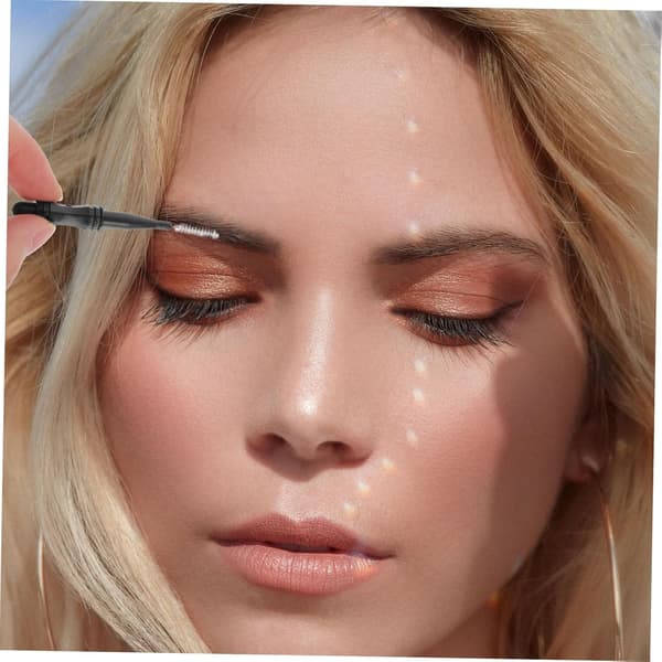 50 stk. Mini Bryn Børste med Hætte Sort Vippebørste til Eyelash Extensions Kvinder Øjenvippe og Mascara Wand Makeup Værktøj