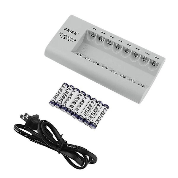 Leise-858 Multi Slot Oberoende Laddare 8 Aa Batteri