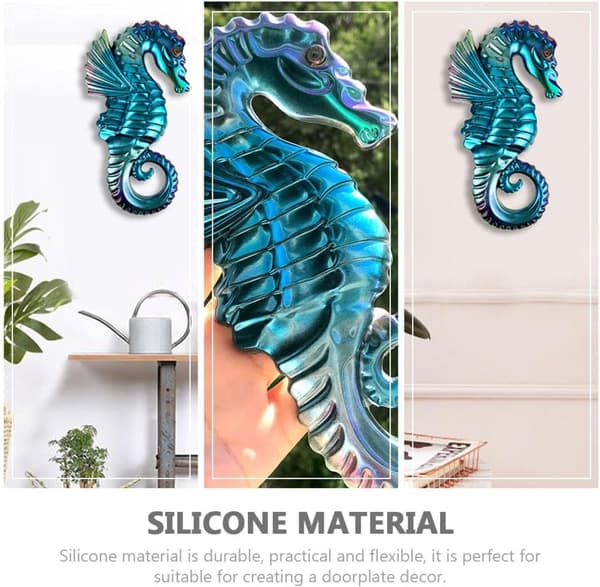 DIY Sjøhest Silikonform for Håndverk Fleksibel Non-Stick Epoxy Støpeform