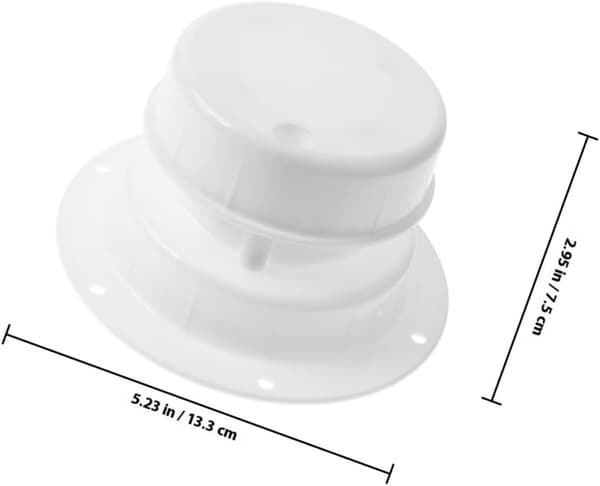 2 stk takventilhette for bobilhenger, erstatning for RV eksosventilhette