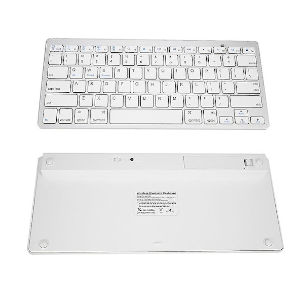 Hopeaa Ultra-ohut Langaton Bluetooth-näppäimistö iPad Mini Mac