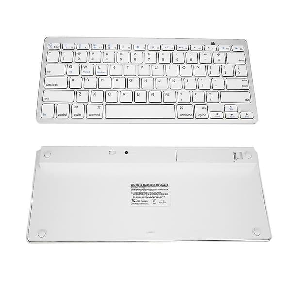 Silver Ultra-smalt Trådlöst Bluetooth-tangentbord iPad Mini Mac