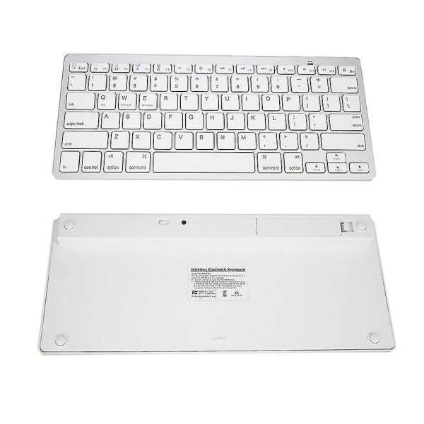 Silver Ultratunt trådlöst Bluetooth tangentbord iPad Mini Mac
