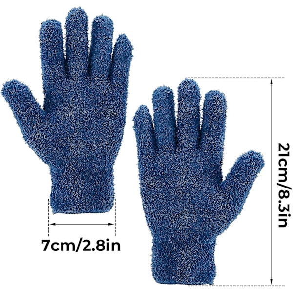 Mikrofiber Støvsugerhandsker Fleksible Og Praktiske Ingen Fældning Støv Rengøringshandsker