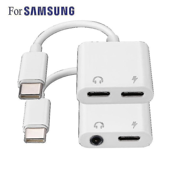 Typ C-adapter med USB C OTG 2 i 1 för Samsung