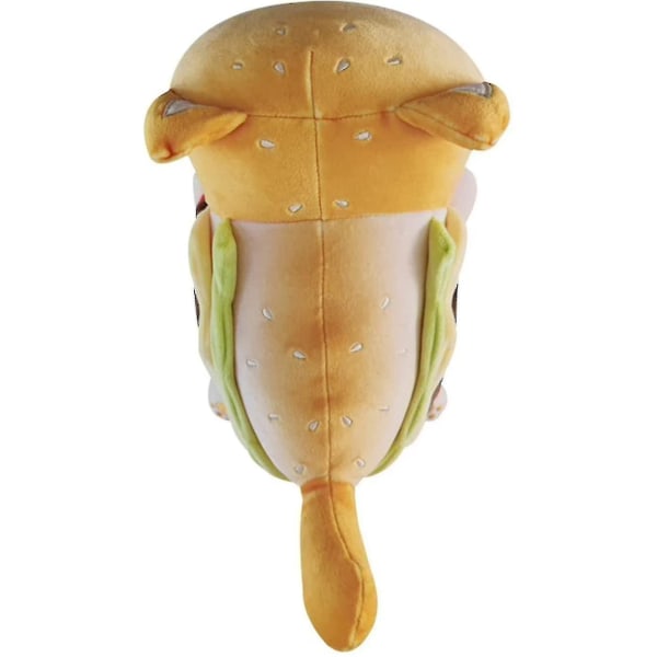 Fyllda Katt Djur Aphmau Meemeows Katt Mjuka Leksaker, Katt Meow Meow Mjuk Plysch Donut Hamburger Katt Plysch Dock (Hamburger Katt, 25 cm)