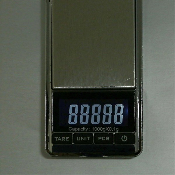 0,1g-1000g digital smykkelommeskala LCD-balance