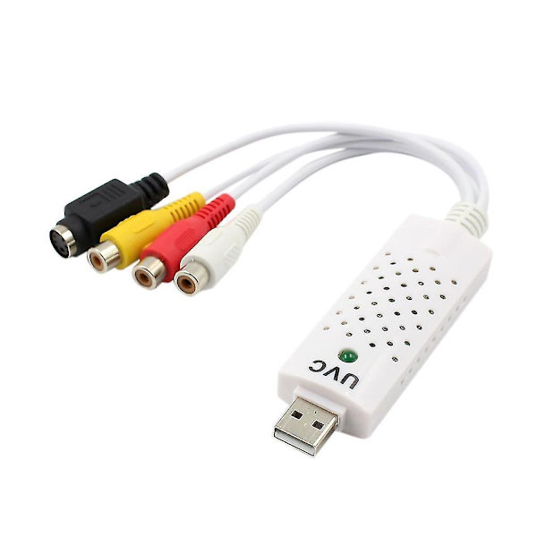 Usb2.0 Video TV-tuner DVD Lyd Capture Card Adapter Win7/8