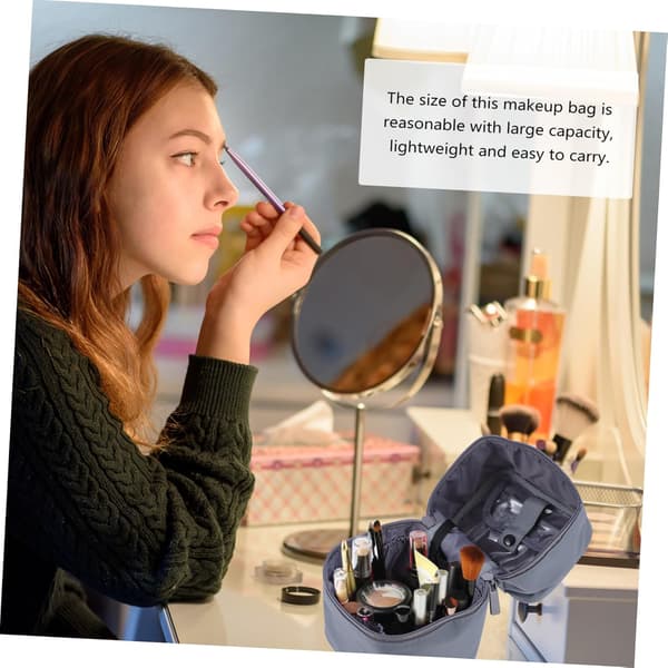 Bærbar rejsetoilettaske Makeuptaske med flere rum