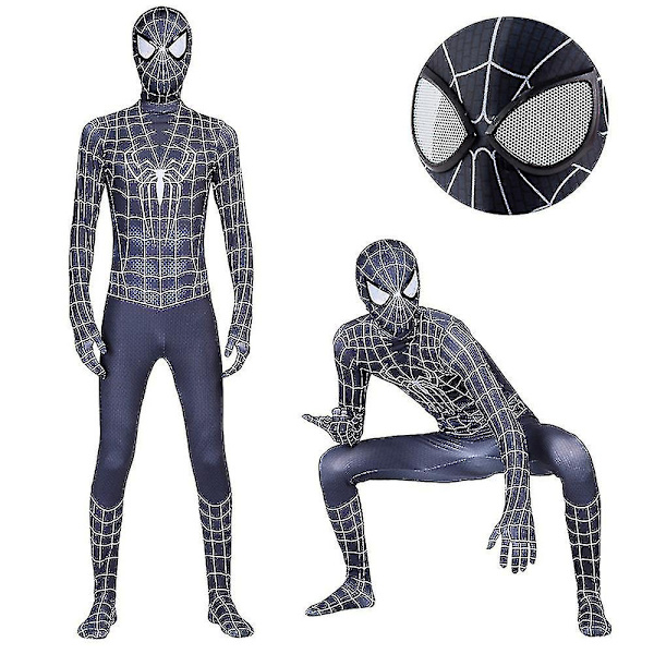 Heldrakt for menn, voksen, superhelt-rollespill, jumpsuit, fancy dress 180