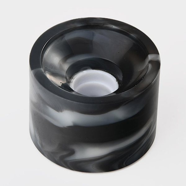 2 stk. 65x45mm Surf Skateboard Hjul 84a Hårdhed 2 Hjul Sort-hvid